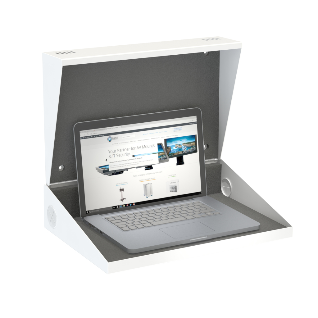 Loxit 0379 Wall Mounted Secure Laptop Cabinet (Single)